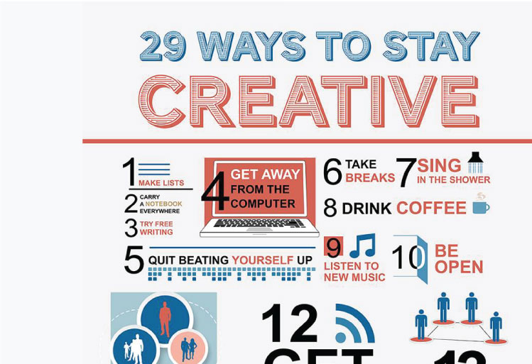 29 Ways to Stay Creative – Tips for Innovators