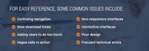 website-user-experience-analysis-common-issues-include